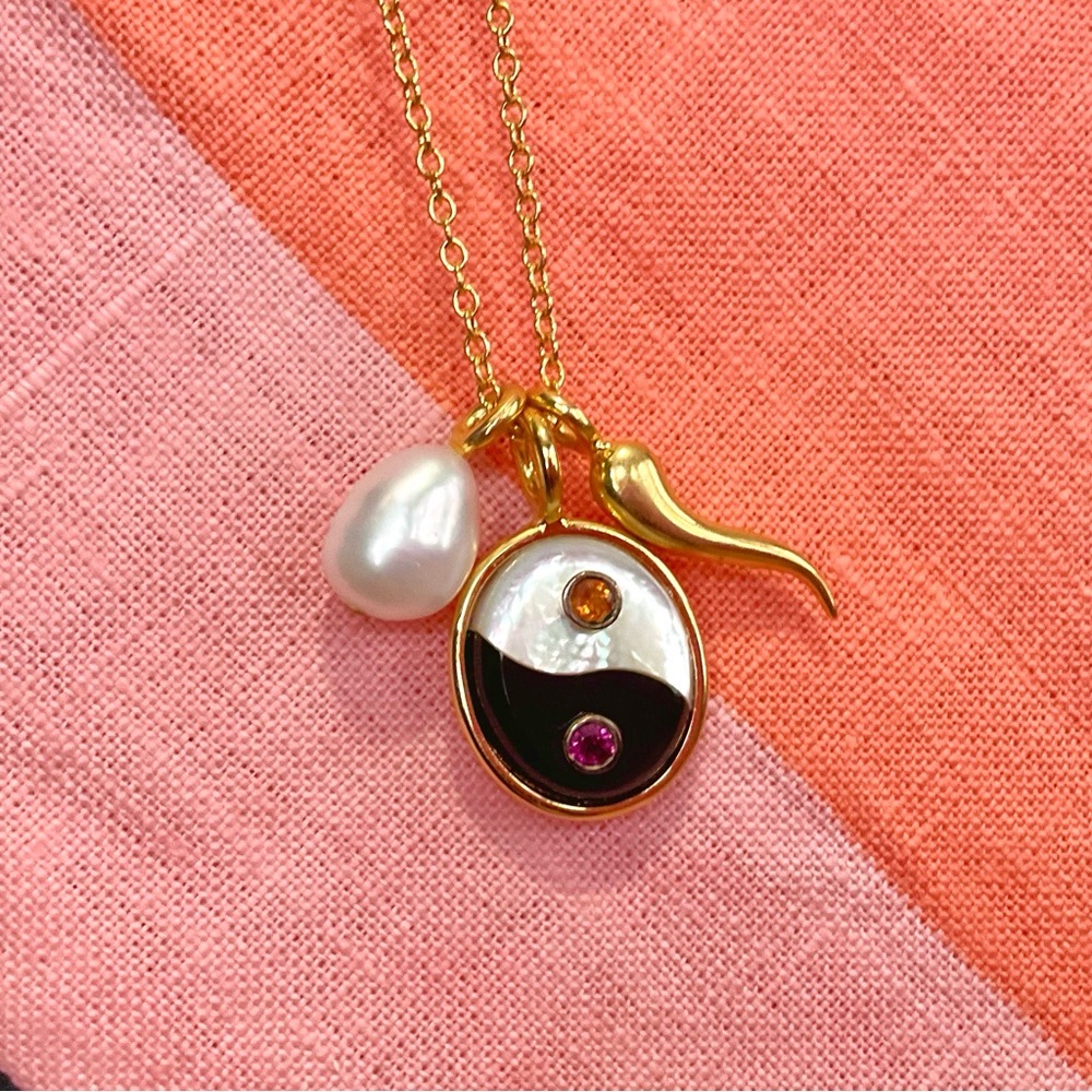 Lizzie Fortunato Yin Yang Oasis Necklace
